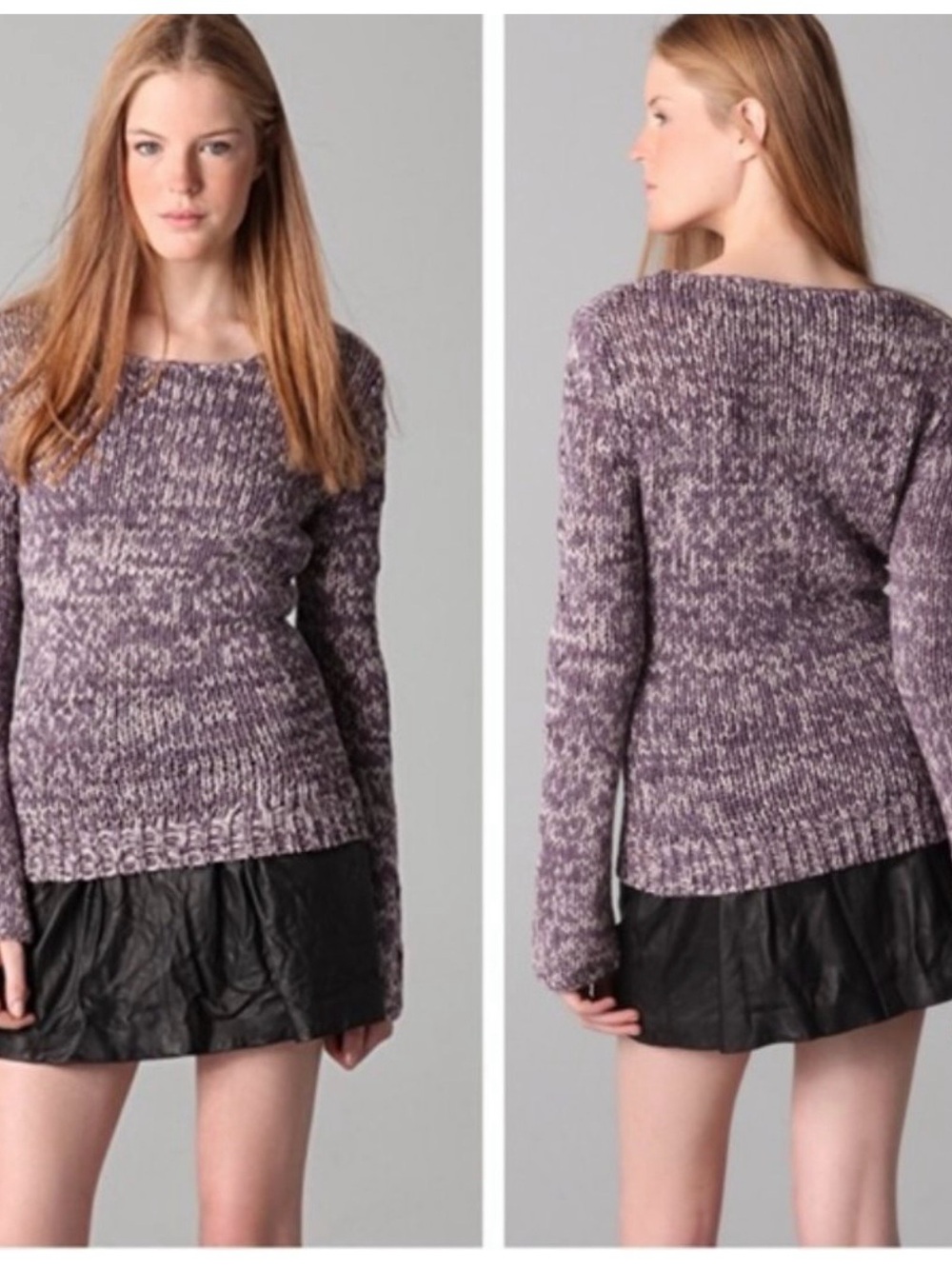 Theory Modele Honorata Paint Chunky Sweater